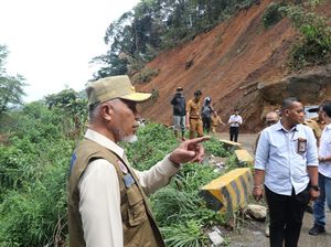 Tinjau Sitinjau Lauik, Gubernur Sumbar: Perbaikan Akan Dilakukan BPJN