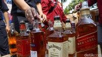 Barang bukti yang dimusnahkan merupakan hasil penindakan DJBC Provinsi Banten selama periode 2021-2022.