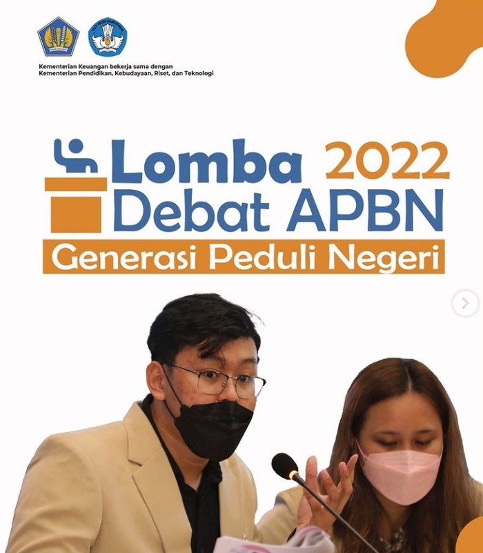 Lomba debat APBN 2022 untuk mahasiswa.