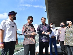 Wapres Maruf Tinjau Venue KTT G20, Didampingi Mahfud Md hingga Kapolri