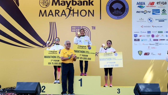 Melihat Lagi Keseruan Maybank Marathon di Bali Sekitar 10 ribu pelari memenuhi Safari Bali, Kabupaten Gianyar, untuk mengikuti Maybank Marathon 2022. Mereka bersiap di belakang garis start sebelum matahari muncul.