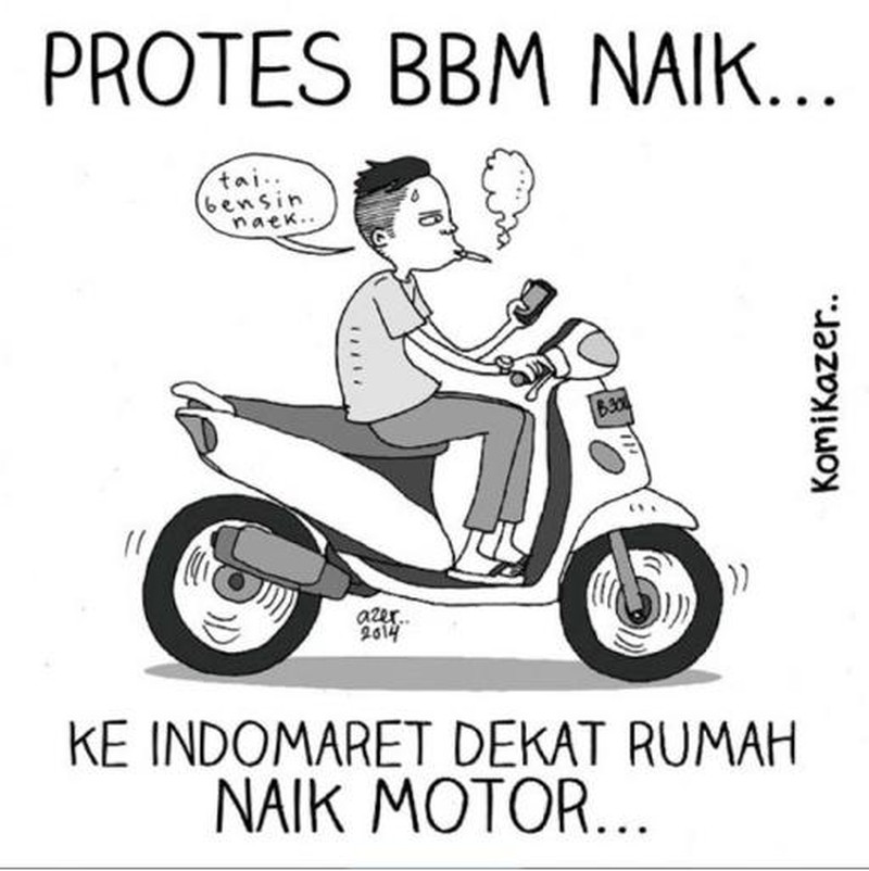 Meme Kenaikan Harga BBM