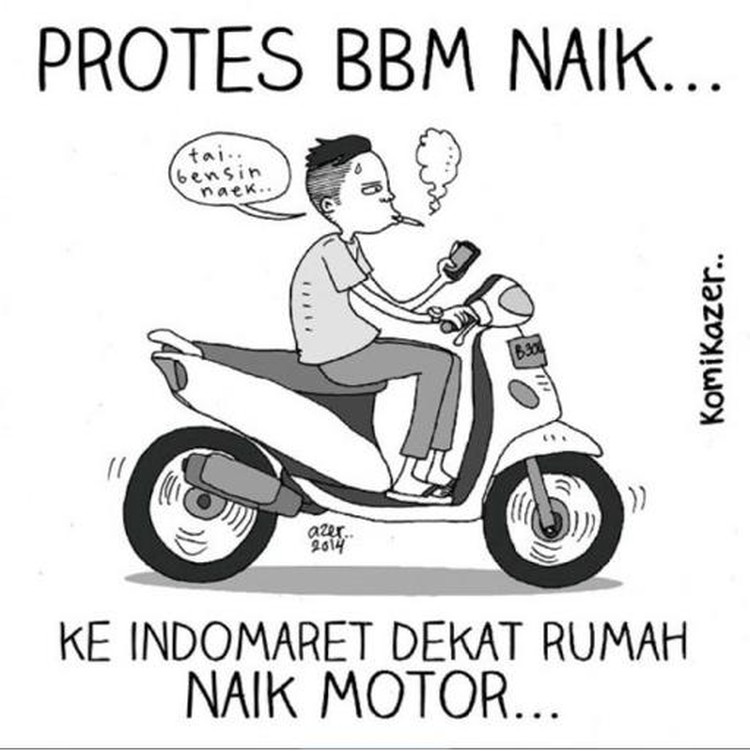 Meme Kenaikan Harga BBM Meme Kenaikan Harga BBM