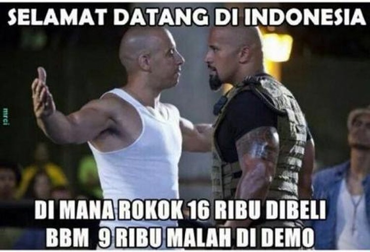 Meme Kenaikan Harga BBM Meme Kenaikan Harga BBM