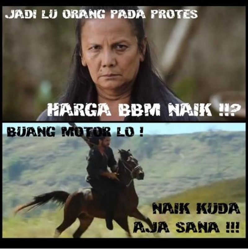 Meme Kenaikan Harga BBM