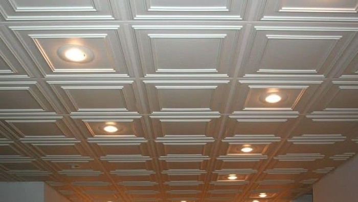 Model plavon PVC mewah.