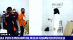 5 Foto Gerak-gerik Putri Candrawathi di Rekonstruksi Pembunuhan Yosua