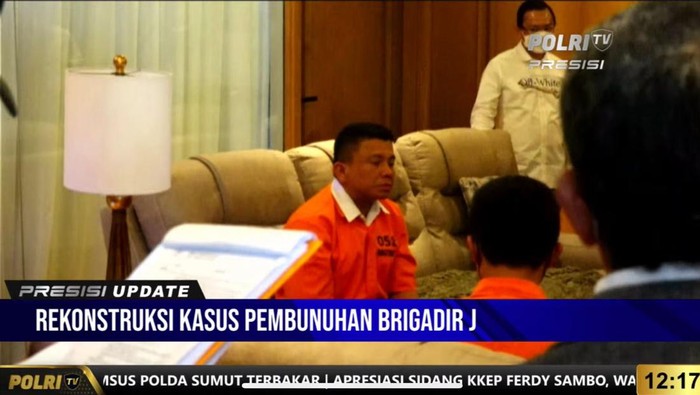 Rekonstruksi pembunuhan Brigadir Yosua