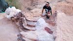 Woww... Kerangka Fosil Dinosaurus Terbesar Ditemukan di Portugal
