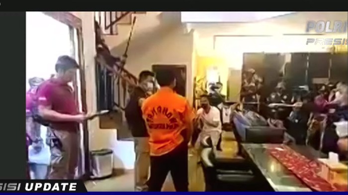 TKP Pembunuhan Yosua. (Foto: Screenshot YouTube Polri)