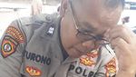 10 Potret Aiptu Turono, Polisi yang Doyan Mukbang Lalapan