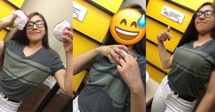 Aksi nyeleneh selundupkan makanan
