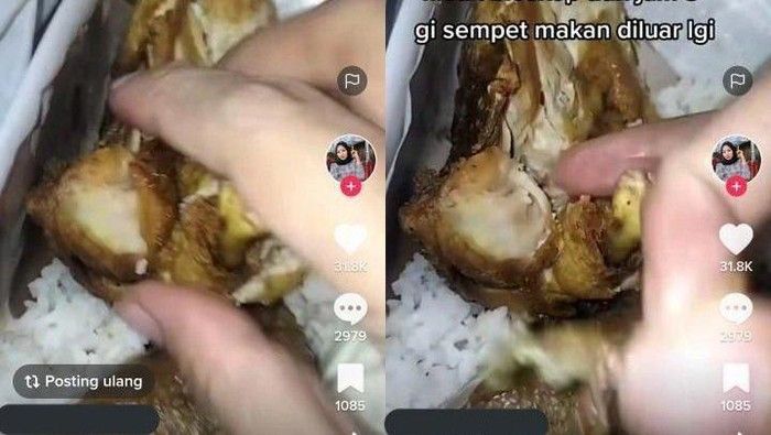 Aksi nyeleneh selundupkan makanan