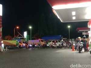Diantre Sejak Sore, Pertalite di Sebagian SPBU Bojonegoro Habis