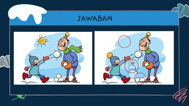 Ada 3 perbedaan. Detikers benar berapa?