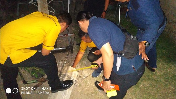 balita tewas tertimpa pilar beton
