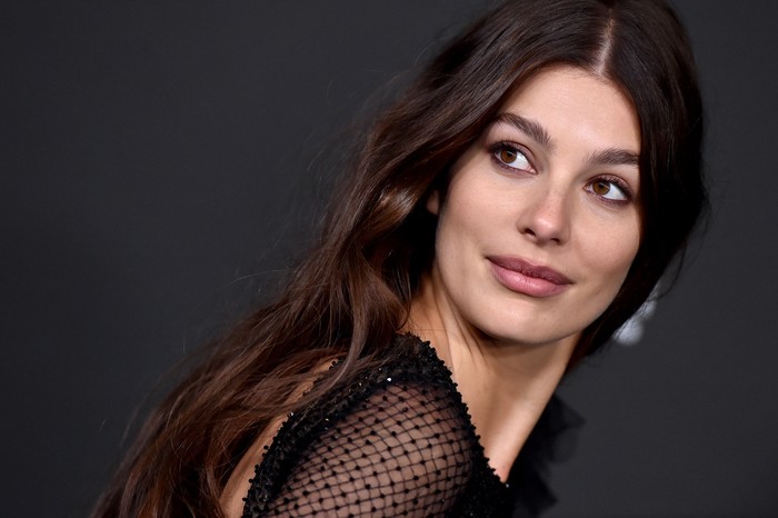 Camila Morrone BEVERLY HILLS, CALIFORNIA - MARCH 27: Camila Morrone attends the 2022 Vanity Fair Oscar Party hosted by Radhika Jones at Wallis Annenberg Center for the Performing Arts on March 27, 2022 in Beverly Hills, California. (Photo by Dimitrios Kambouris/WireImage)