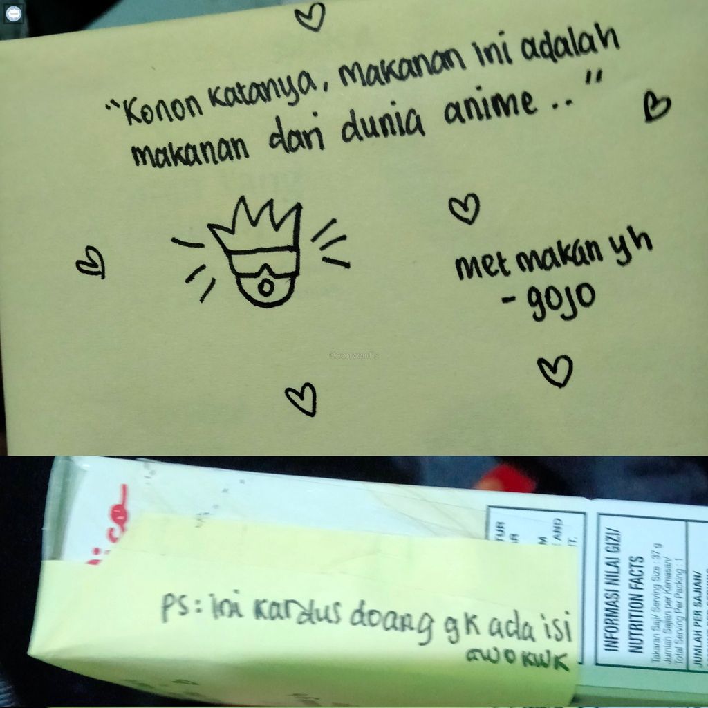 Dikirimi Makanan oleh Pacar, Isinya Bikin Kesal Sekaligus Gemas