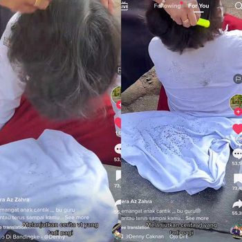 Kisah guru yang terpaksa memotong rambut anak muridnya dan membantu membuang kutu tuai pujian dari warganet.