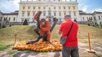 Festival ini digelar di belakang Istana Ludwigsburg, yang bersejarah. (Christoph Schmidt/picture alliance/Getty Images)