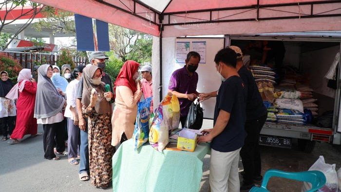 Operasi pasar di Sukun, Malang