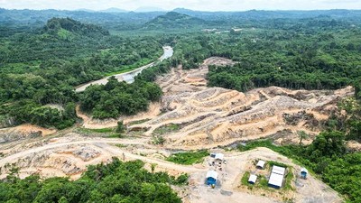 Foto Udara Calon PLTA Terbesar di Asia Tenggara