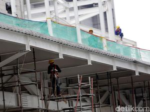 Terkini! Progres Revitalisasi Halte TransJ Bundaran HI