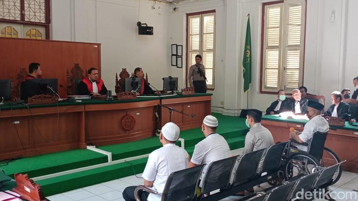 Sidang kasus pembunuhan berencana pegawai Dishub Makassar Najamuddin Sewang di PN Makassar.