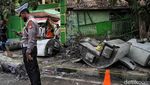 Situasi Terkini Lokasi Kecelakaan Maut Truk Tabrak BTS di Bekasi