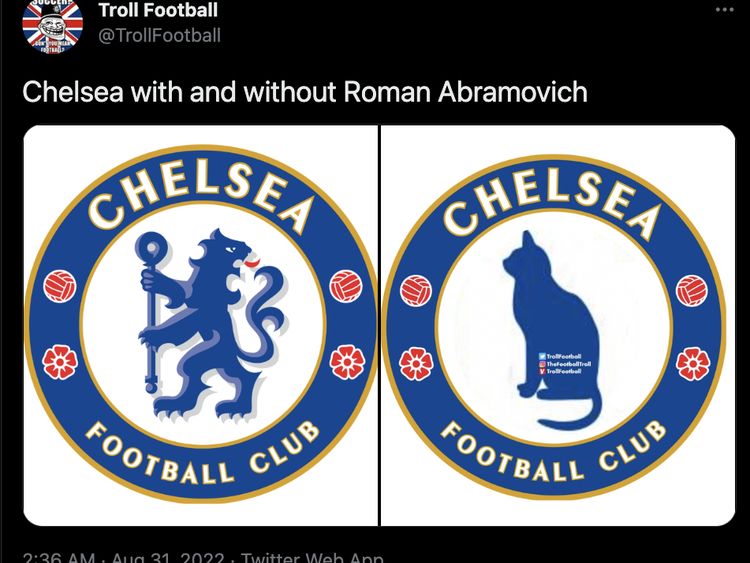 Chelsea Habis Kena Ledek, Ada Meme Jadi Meong London!