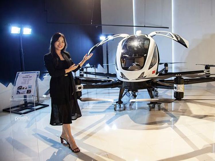 Mobil Terbang Bikinan China Mejeng di Jakarta, Lihat Nih