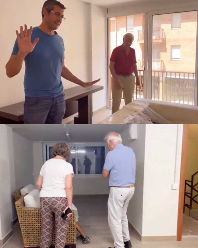 Yanti mendapatkan rumah berlantai dua dari mertuanya. Rumah tersebut berada di Barcelona. Marc, suami Yanti, mengatakan rumah barunya baru selesai renovasi dan masih belum diisi furniture. Kalau keluarga mau liburan bisa di sini soalnya banyak ruangan. Mama itu sayang banget sama kita, saut Yanti. Foto: Dok. Youtube Yanti Guixe family .