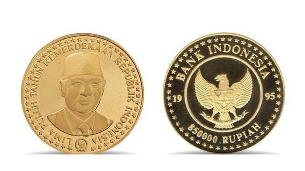 Special set in rupees for the President of the Republic of Indonesia in the 850,000 denomination (Doc: Bank Indonesia)