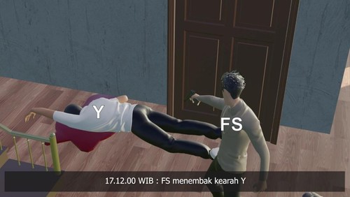 Video Animasi Reka Adegan Ferdy Sambo Bunuh Brigadir Yosua