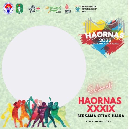 Twibbon Hari Olahraga Nasional 2022 bisa dipakai saat tanggal 9 September 2022. Hari Olahraga Nasional (Haornas) 2022 memasuki peringatan ke-39.