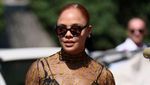 Aura Swag Tessa Thompson Berbusana Transparan di Italia