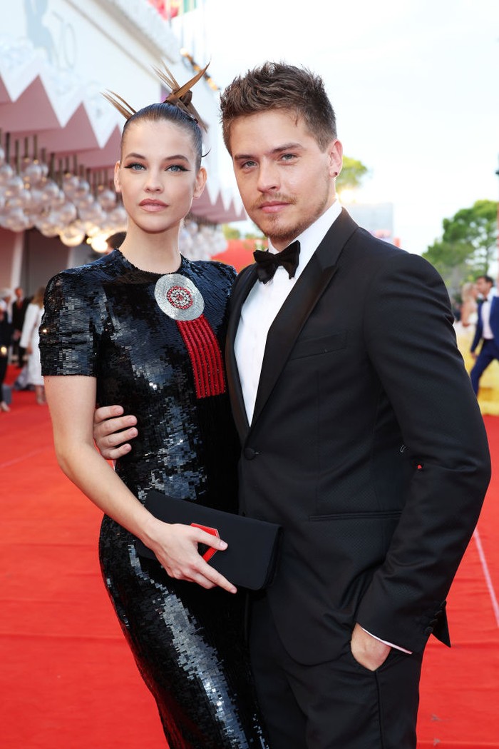 VENICE, ITALY - AUGUST 31: Barbara Palvin and Dylan Sprouse attend the 