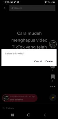 Cara Menghapus Video TikTok Yang Telah Diposting Dan Draft