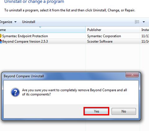 Ilustrasi cara uninstall aplikasi di laptop.