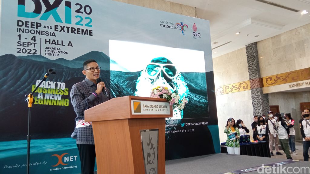 Deep and Extreme Indonesia 2022 di Jakarta Convention Center, Senayan.