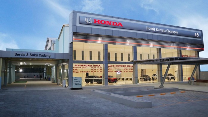 Honda Kumala Cikampek yang baru diresmikan Kamis (1/9/2022).