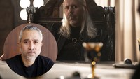 Lukman Sardi memerankan King Viserys I Targaryen. Aktor Paddy Considine memerankan sosok aslinya di layar HBO. (Foto: dok. HBO/detikcom/Instagram)