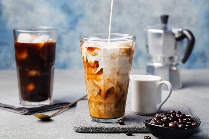 Ilustrasi Iced Coffee Latte