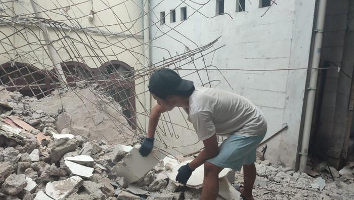 Indekos roboh di Pancoran, Jaksel