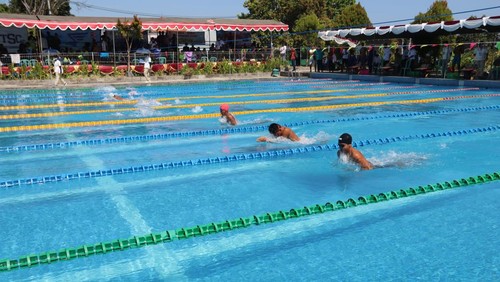 Kejuaraan Renang Antar Perkumpulan di Seluruh Indonesia (KRAPSI) Piala Gubernur Bali 2022, di Kolam Renang Nirmala Asri, Buleleng, Bali, Kamis (1/9/2022).