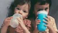 Diketahui, kedua anak Kimberly lahir dengan tanggal yang cantik dan hanya beda satu tahun. Kedua anak Kimberly bernama Ryden Starlight Akbar dan Aisyah Moonlight Akbar. (Foto: Instagram Kimberly Rider)