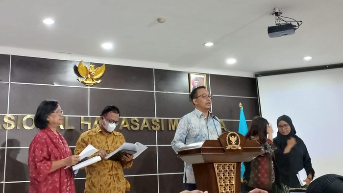 Konferensi pers Komnas HAM (Anggi-detikcom)