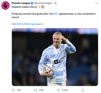 Penyerang anyar Man City, Earling Haaland, kembali membukukan hat-trick secara berturut-turut yang kali ini gawang Nottingham Forest jadi sasarannya.