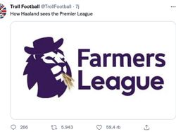Meme Erling Haaland Tokcer, Man City Makin Beringas