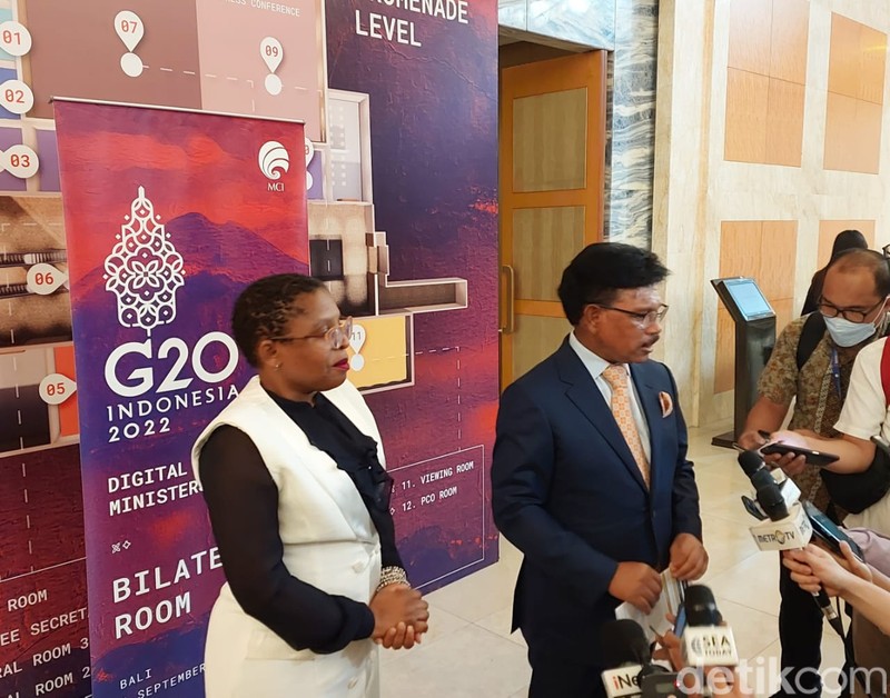 Menkominfo bertemu delegasi negara sahabat